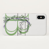 モノグラムBラベンダーユーカリ Case-Mate iPhoneケース (裏面(横))