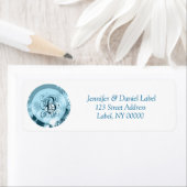 モノグラムB住所 シールシール ラベル (インサイチュ)