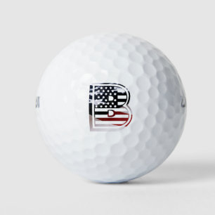 モノグラムB米国国旗 ゴルフボール