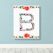 モノグラムB キャンバスプリント (インサイチュ (ウッドフロア))