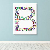 モノグラムB キャンバスプリント (インサイチュ (ウッドフロア))