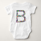 モノグラムB ベビーボディスーツ (裏面)