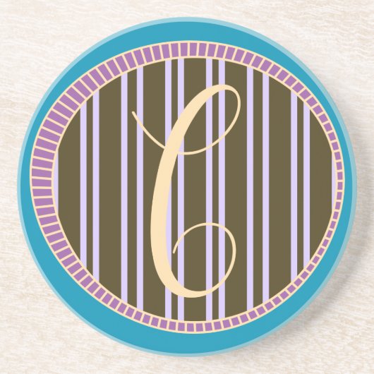 モノグラムCサンドストーンコースター コースター (正面)