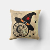 モノグラムCハロウィンスカイウィッチスパイダーズ名 クッション (裏面)