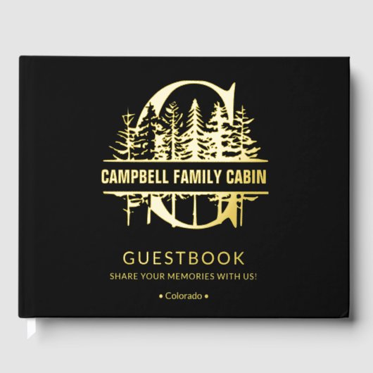 モノグラムCバケーションレンタルキャビンハウスレイクハウス ゲストブック (正面)