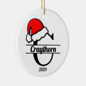 モノグラムCファミリー | 両面 セラミックオーナメント (右)