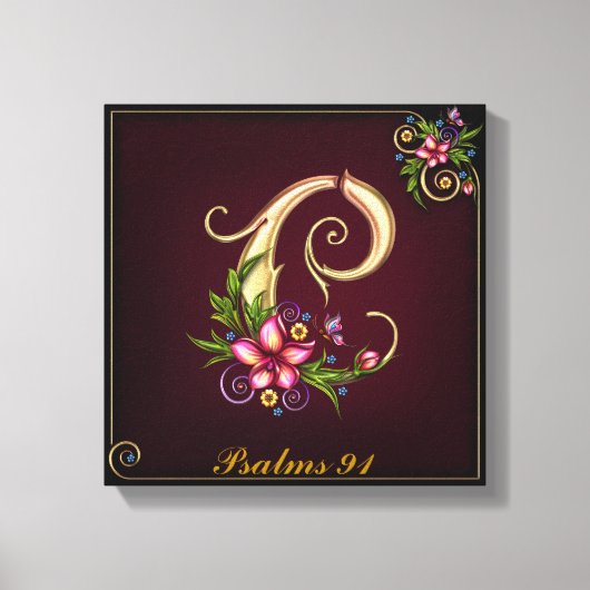 モノグラムCプレミアムキャンバスプリント(光沢) キャンバスプリント (正面)