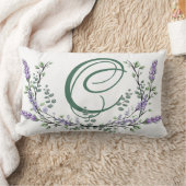モノグラムCラベンダーユーカリ ランバークッション (ブランケット)