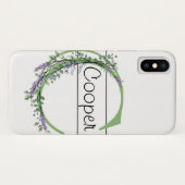 モノグラムCラベンダーユーカリ Case-Mate iPhoneケース (裏面(横))