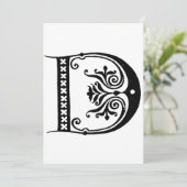 モノグラムDイニシャル白黒 シーズンカード (スタンド正面)