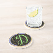 モノグラムDサンドストーンコースター コースター (側面)