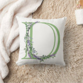 モノグラムDラベンダーユーカリ クッション (ブランケット)