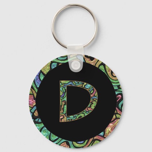 モノグラムD キーホルダー (正面)