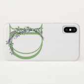 モノグラムD ラベンダー ユーカリ Case-Mate iPhoneケース (裏面(横))
