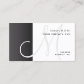 モノグラムDIY燻灰 名刺 (裏面)