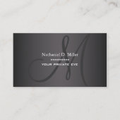 モノグラムDIY燻灰 名刺 (正面)