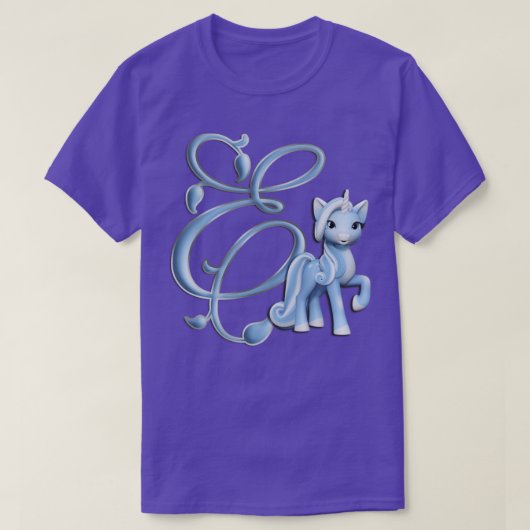 モノグラムEカスタムユニコーン Tシャツ (デザイン正面)