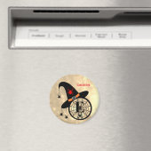 モノグラムEハロウィーンスカイウィッチスパイダーズ名磁石 マグネット (インサイチュ (食洗機))