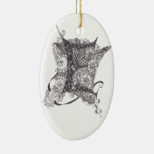 モノグラムE セラミックオーナメント (右)