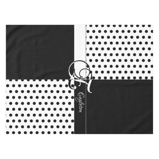 モノグラムE テーブルクロス (正面(横))