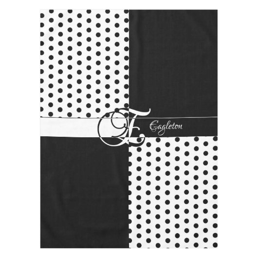 モノグラムE テーブルクロス (正面)