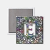 モノグラムE マグネット (正面/裏面)