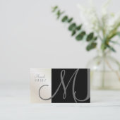 モノグラムENレトロ/DIYカラー 名刺 (スタンド正面)