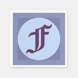 モノグラムF スタンダードカクテルナプキン