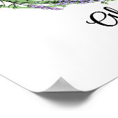 モノグラムG ラベンダー ユーカリ ぬりえ ポスター (角)