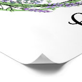 モノグラムG ラベンダー ユーカリ 保育園 ポスター (角)