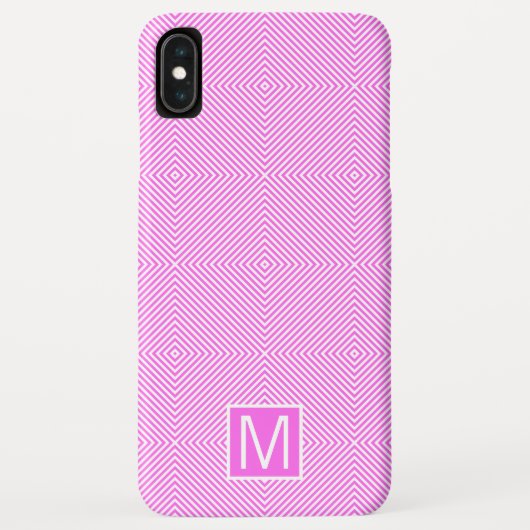 モノグラムGLピンクエコーダイヤモンド Case-Mate iPhoneケース (裏面)