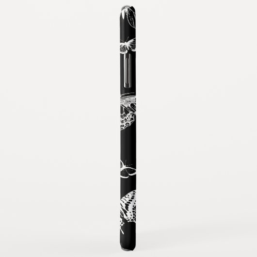 モノグラムGL BW蝶 Case-Mate iPhoneケース (裏面/右)