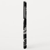 モノグラムGL BW蝶 Case-Mate iPhoneケース (裏面/左)