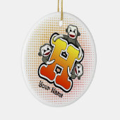 モノグラムHソックモンキー セラミックオーナメント (右)