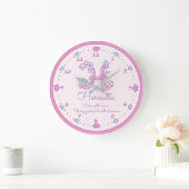 モノグラムHハート名クロックを意味 ラージ壁時計 (ホーム)