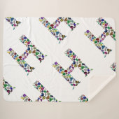 モノグラムH シェルパブランケット (正面(横))