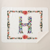 モノグラムH シェルパブランケット (正面(横))