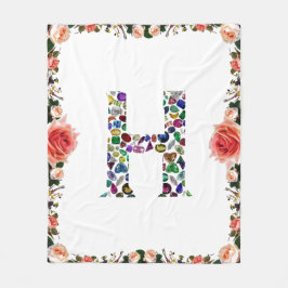モノグラムH フリースブランケット