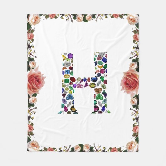 モノグラムH フリースブランケット (正面)