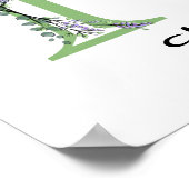 モノグラムH ラベンダー ユーカリの保育園 ポスター (角)