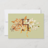 モノグラムH 招待状 (正面)