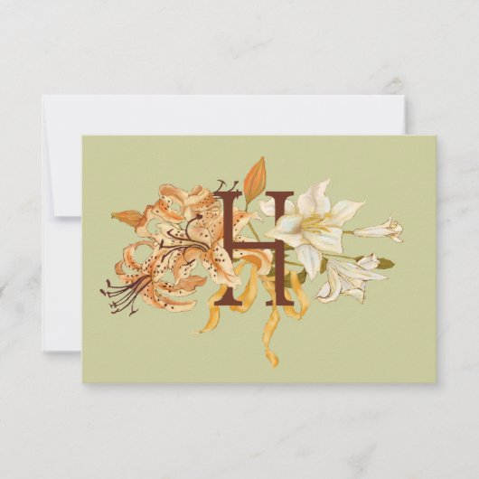 モノグラムH 招待状 (正面)