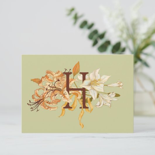 モノグラムH 招待状 (スタンド正面)