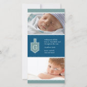 モノグラムHanukkah Dreidellフォトカード シーズンカード (正面)