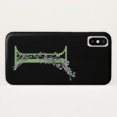 モノグラムIラベンダーユーカリ Case-Mate iPhoneケース (裏面(横))