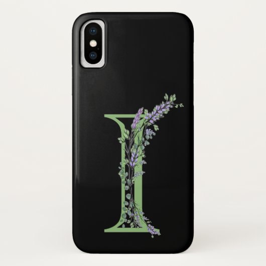モノグラムIラベンダーユーカリ Case-Mate iPhoneケース (裏面)