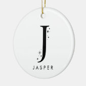モノグラムJ天の名前 セラミックオーナメント (左)
