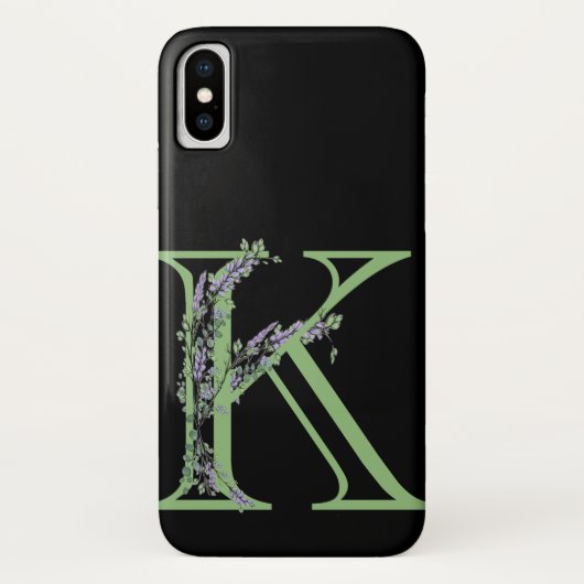 モノグラムKラベンダーユーカリ Case-Mate iPhoneケース (裏面)