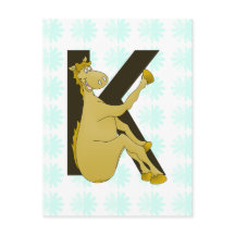 モノグラムK柔軟馬パーソナライズされた