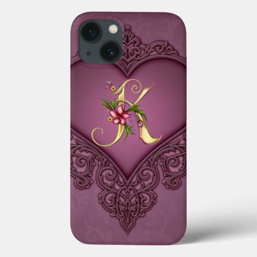 モノグラムK iPadエアケース Case-Mate iPhoneケース (裏面)